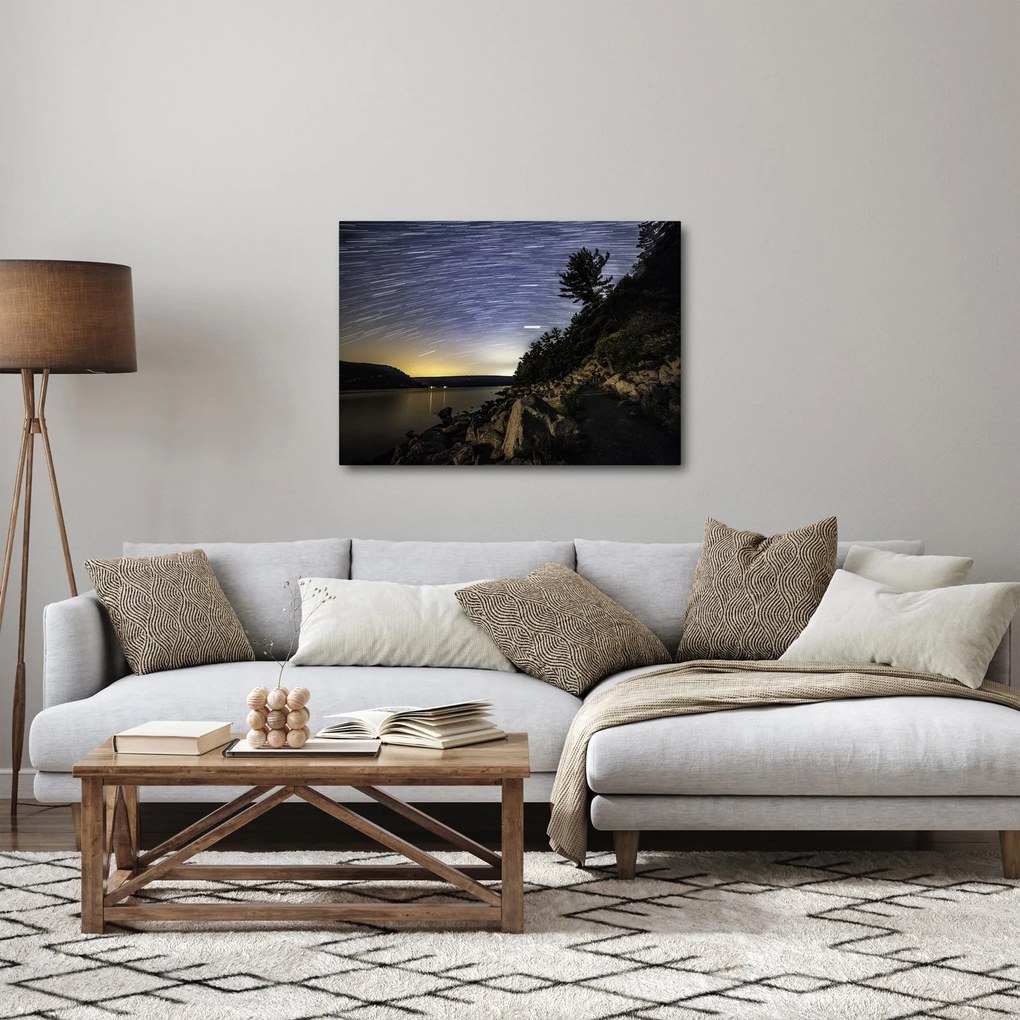 Obraz - obloha pri západe slnka (70x50 cm)