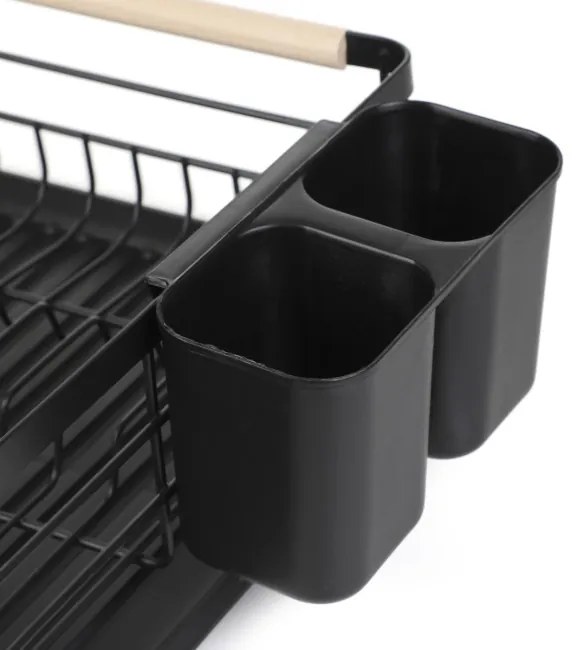 Odkvapkávač na riad PLYSTRE čierny 887197