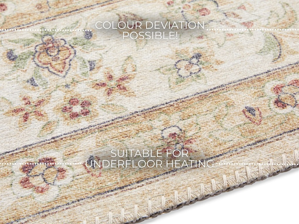 ELLE Decoration, Kusový koberec Imagination 104202 Golden / Yellow z kolekcie Elle, 160x230, žltá, obývacia izba