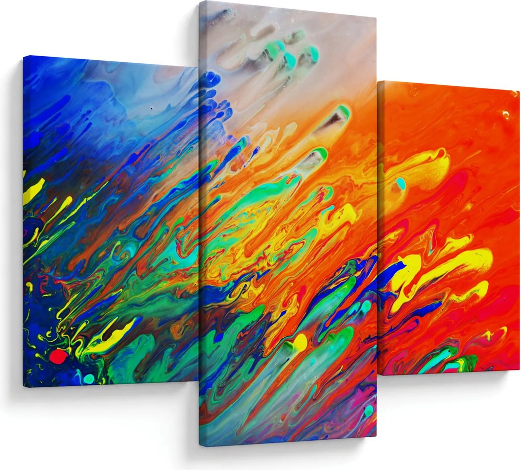 Obraz - Farebná abstrakcia (90x60 cm)