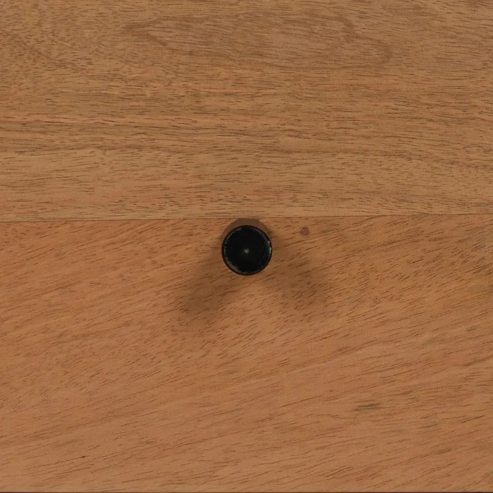 Konferenčný stolík z masívu mindi v prírodnej farbe 60x120 cm Mahón – Ixia