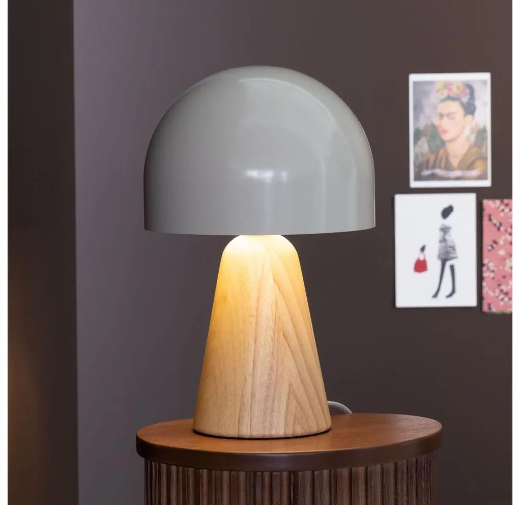 Brilliant - Stolná lampa NALAM 1xE14/40W/230V béžová/jaseň