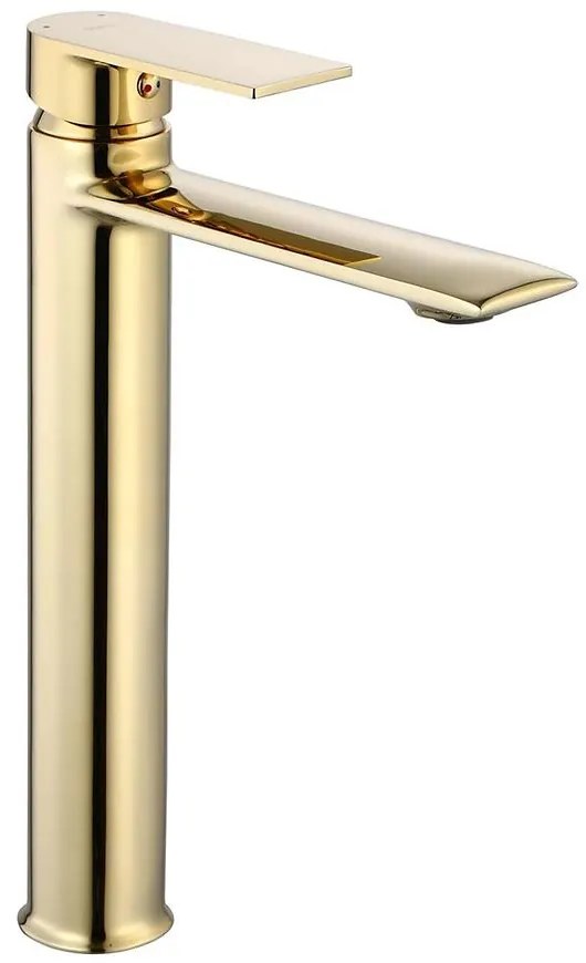 Umývadlová batéria vysoká Rea Veneta zlatá