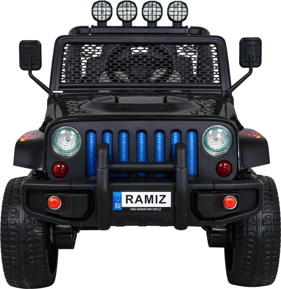 Ramiz Terénne auto Raptor Drifter Flames + diaľkové ovládanie + pohon 4x4 + úložný priestor + pomalý štart + MP3 LED