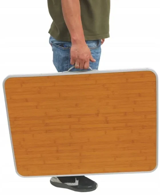 Bestent Kempingový stôl 80x60cm Brown