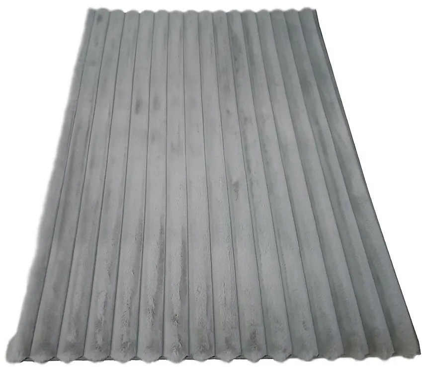 Koberec Greta Rabbit Fur 0,8/1,5 MRD-562 svetlošedáy N21