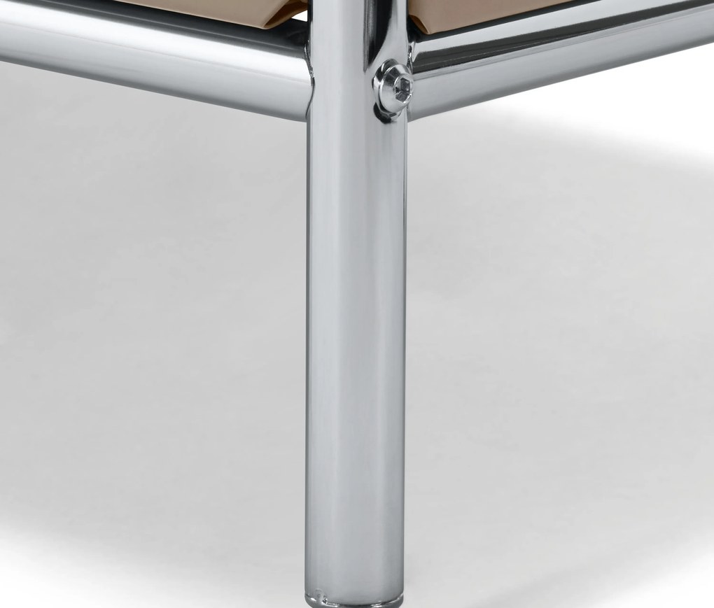 Nízky kovový stolík »CN3« s 3 výklopnými priečinkami, hnedosivý