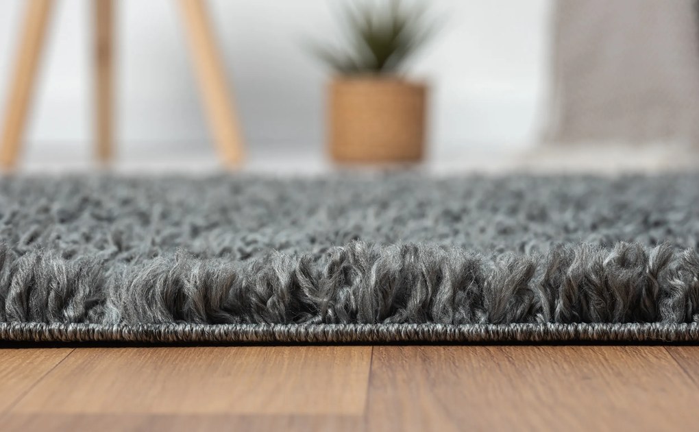 Behúň My Shaggy dunkelgrau, 80x300, šedá, chodba / predsieň, My Flair