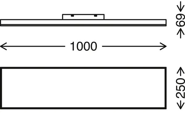 Brilo - LED Stmievateľné stropné svietidlo STARRY SKY LED/24W/230V 3000-6500K + DO