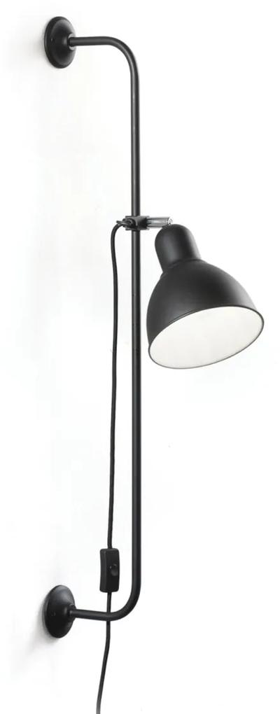 IDEAL LUX Nástenná lampa SHOWER, čierna
