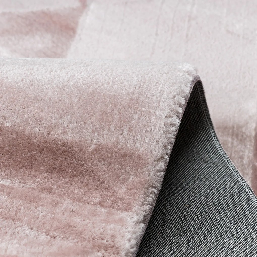 Dywany Łuszczów, Kusový koberec Visco Rabbit Pink 8, 120x170, ružová, detská izba