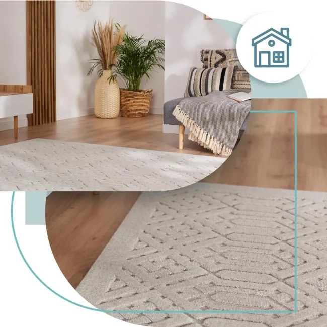 Koberec Agnella Noble Dive svetlosivý