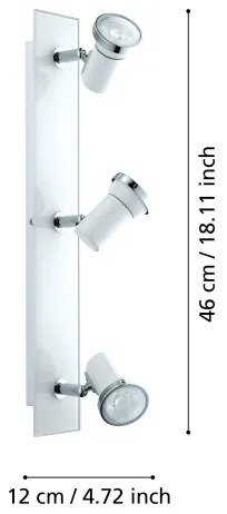 Eglo 95994 - LED Kúpeľňové bodové svietidlo TAMARA 1 3xGU10-LED/3,3W/230V