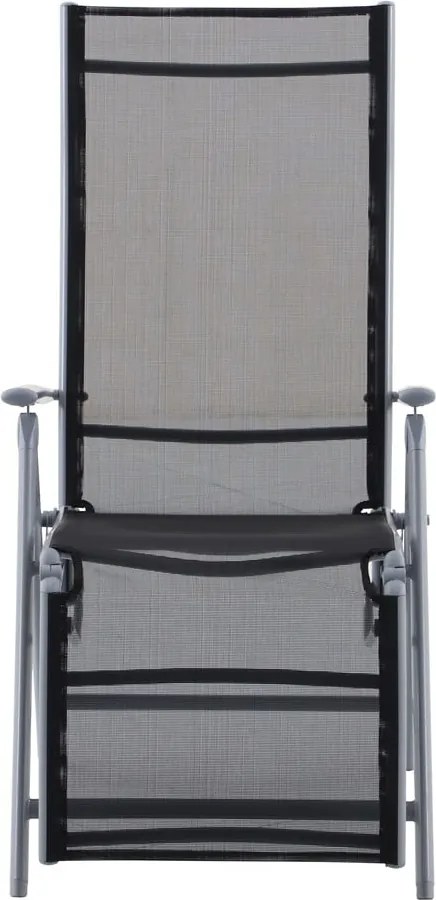 Čierna kovová záhradná stolička Ariola – Garden Pleasure