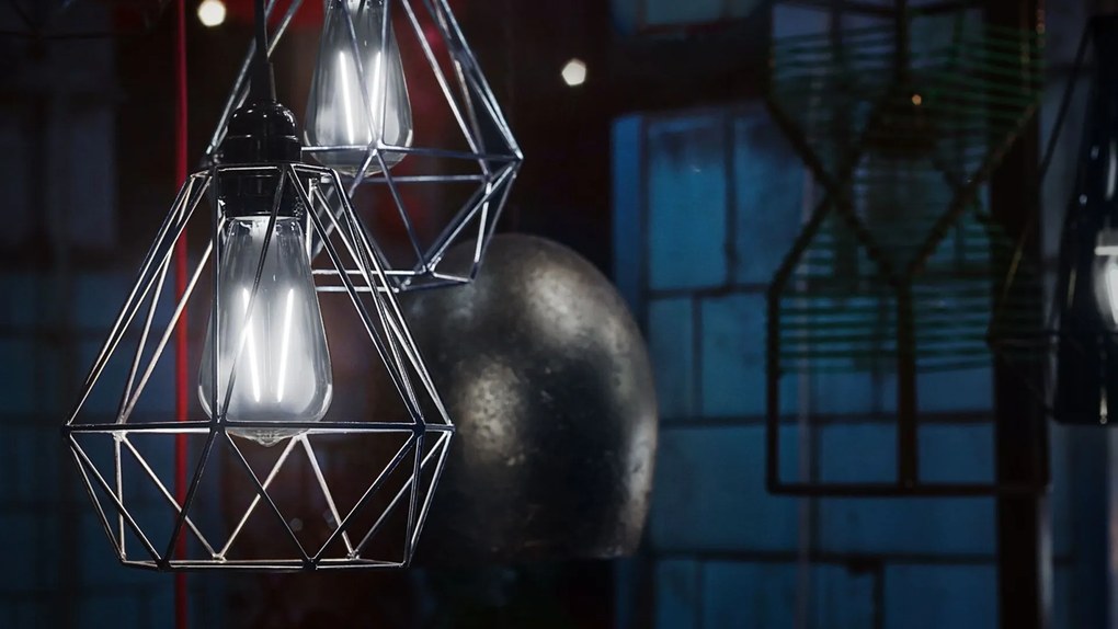 Žiarovka E27 - LED retro Edison - dymové sklo - 4,5 W - 310lm - 4000K