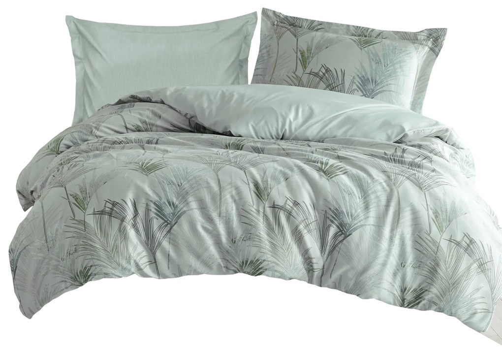 SATÉNOVÉ OBLIEČKY LUXURY PREMIUM PALMIRO 160X200 CM, 2KS 70X80 CM LISTY