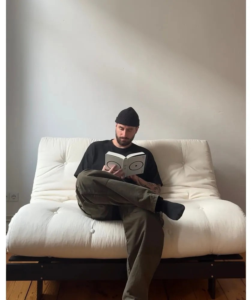 Rozkladacia pohovka v tehlovej farbe 140 cm Roots Black Night – Karup Design