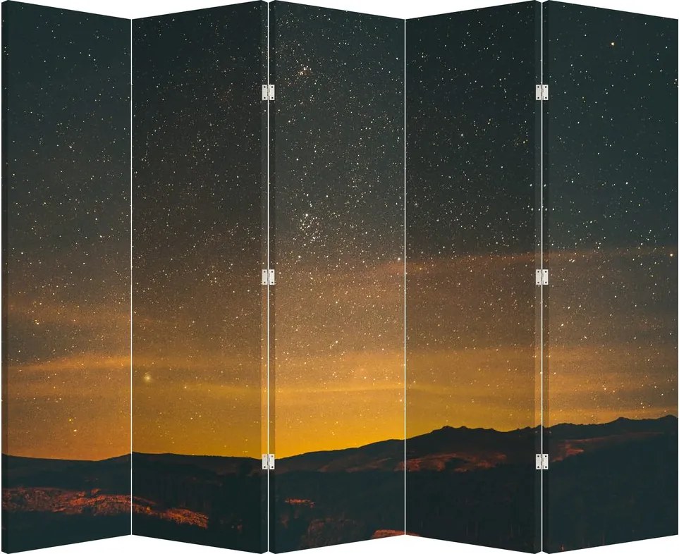 Paraván - Hviezdne nebo (210x170 cm)