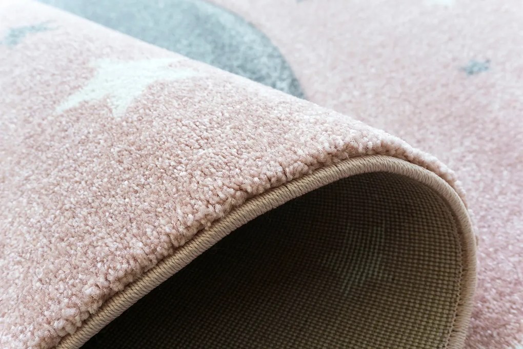 BE Koberec Smart Kids 22412 PINK – ružový obdĺžnikový Rozmer: 120x180 cm