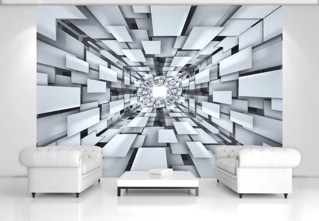 Fototapeta - Abstrakcia 3D (254x184 cm)