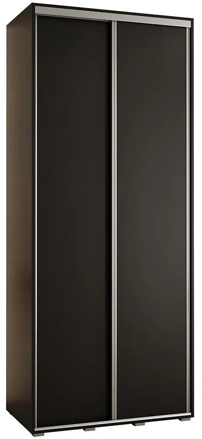 Skriňa 45 Canaris 1 100 čierna/silver