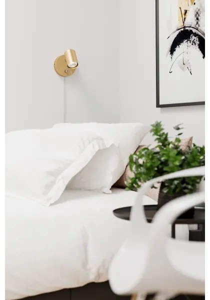 ByRydens 4300190-6501 - Stm. nástenné bodové svietidlo CORRECT 1xGU10/7W/230V