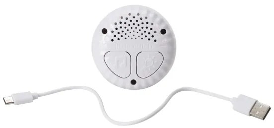 Little Dutch - Newborn Naturals usínací zajačik so svetlom a melódiou