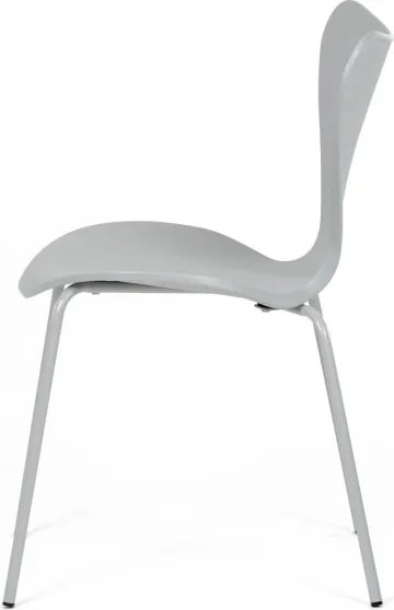 Jedálenská stolička sivá CT-X7034 GREY
