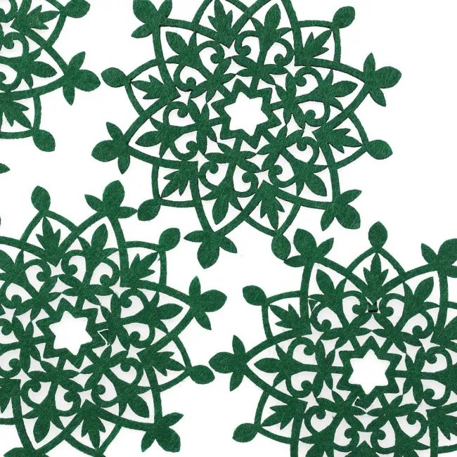 Sada podložiek pod poháre ORKEL zelená 800769