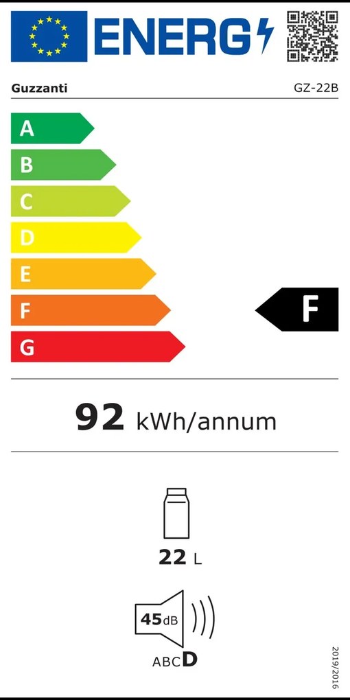 Termoelektrický chladiaci box s funkciou ohrevu Guzzanti GZ 22B