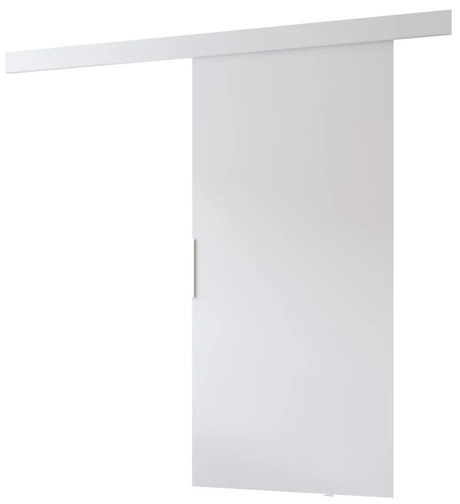 Posuvné dvere na stenu BARRET 1 - 106 cm, biele