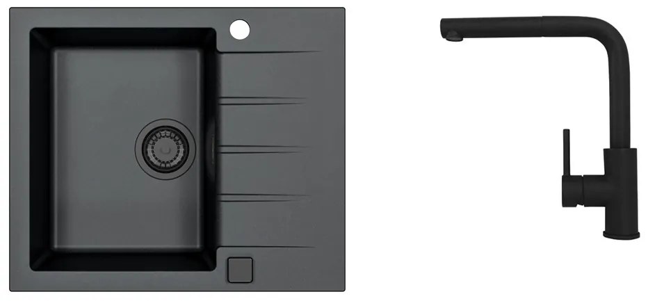 SET ALVEUS CADIT 10/91 BLACK ADDITION + BATERIE ZEOS-P black - addition