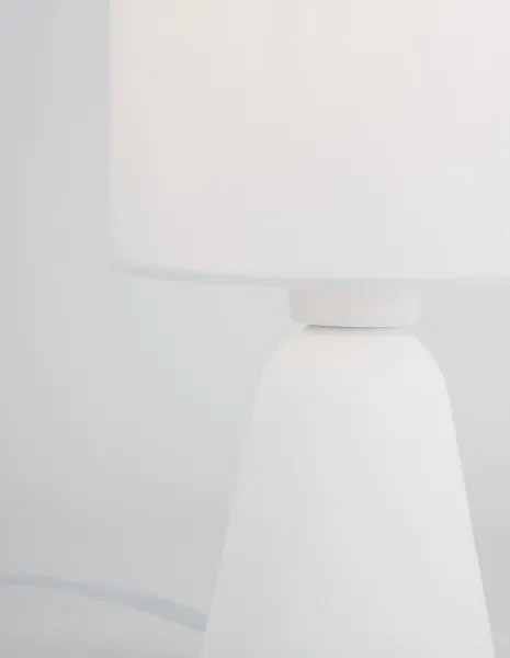 Dizajnová stolová lampa Zero 12 biele