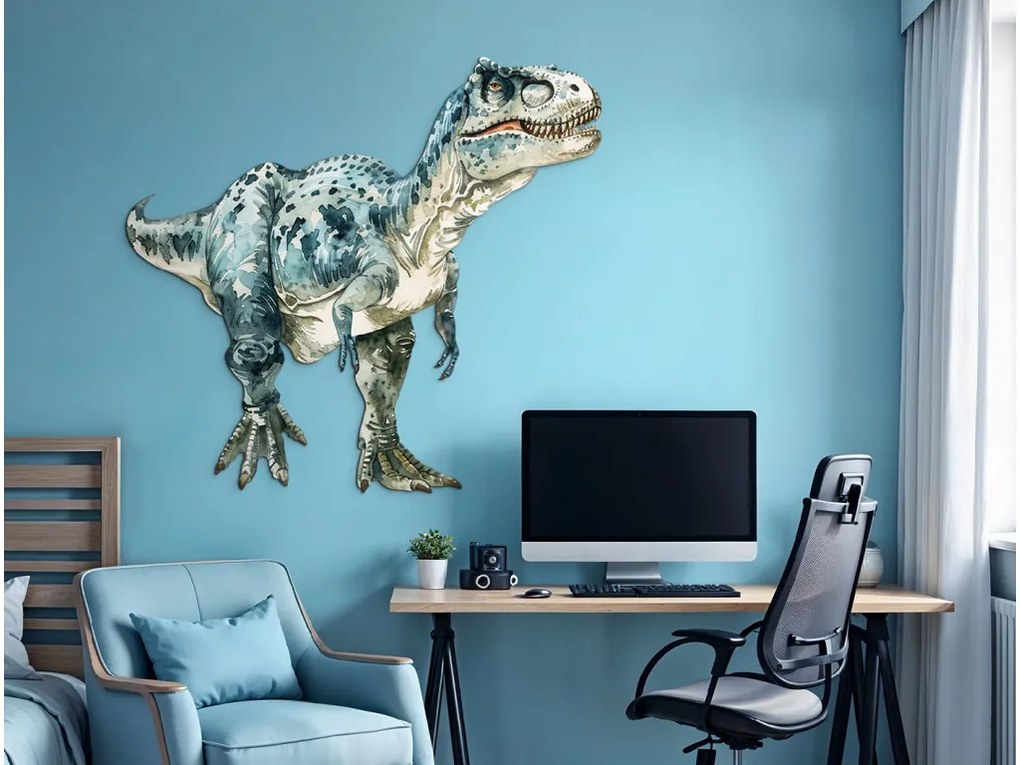drevko | Detská dekorácia Alosaurus 65 x 71 cm