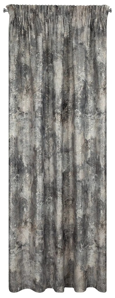 ZATEMŇOVACÍ ZÁVES NA PÁSKE ESTER 140X250 CM VZOROVANÁ