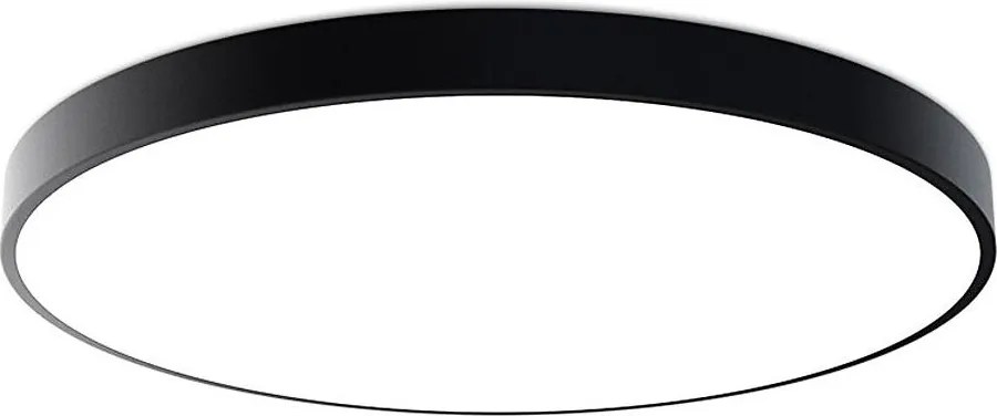 LED2 - LED stropné svietidlo MONO SLIM LED/80W/230V 3000K/4000K priemer 80 cm čierna