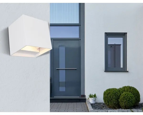 Globo 34168WS - LED Vonkajšie nástenné svietidlo VERONIKA 2xLED/3W/230V IP44 biela