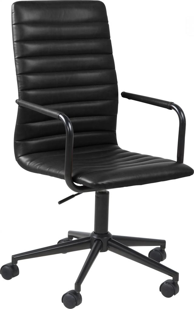 Bighome - Kancelárska stolička WINSLOW, čierna