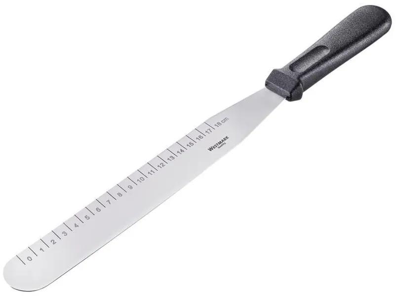 Stierka / nôž na tortu rovný, nerezový, 38,5 x 3,5 x 3,2 cm