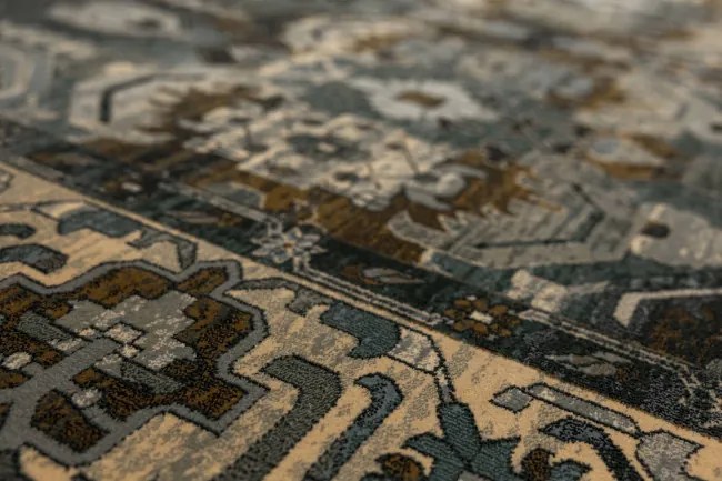 Koberec Dywilan Superior Oman, ornament, tmavomodrý