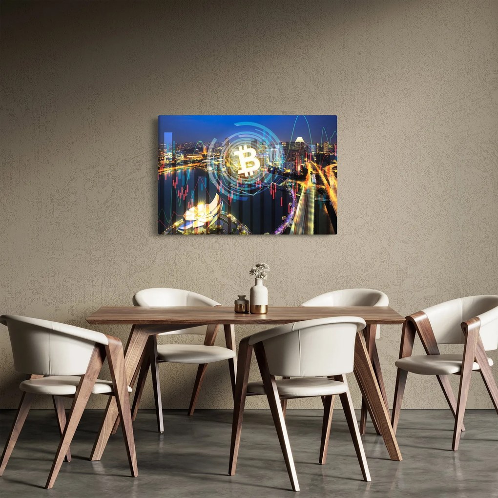 Obraz - Mesto investícií (90x60 cm)