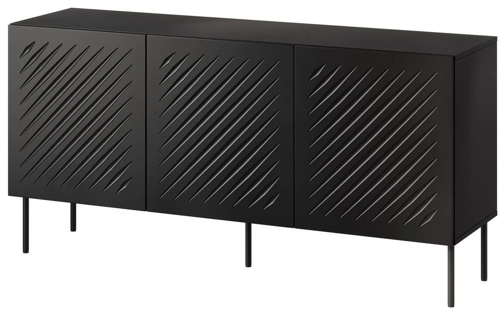 Cama Komoda Siena 150 - čierna