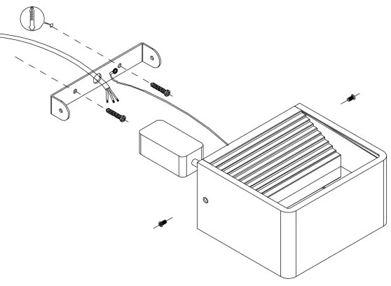 Eglo 98266 - LED Vonkajšie nástenné svietidlo DONINNI LED/6W/230V IP55