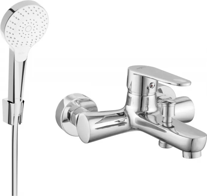 Mexen Kama R05 vaňová batéria so sprchovou súpravou, chróm - 7253R05-00