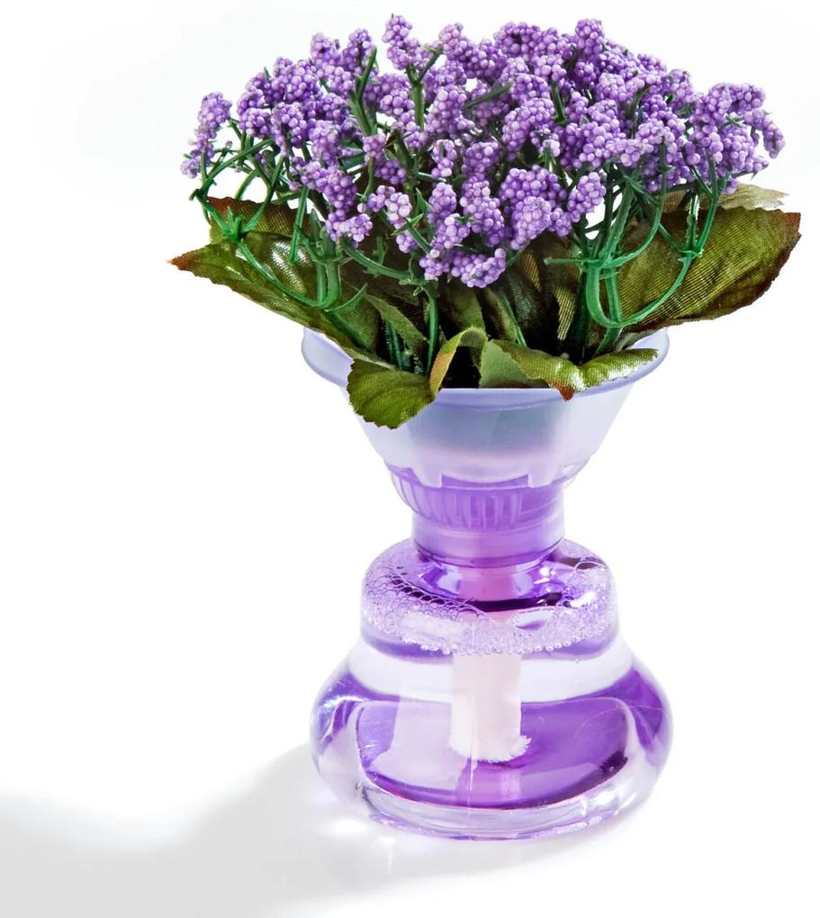 Váza + kytica "Levanduľa" 10 x 12,5 cm