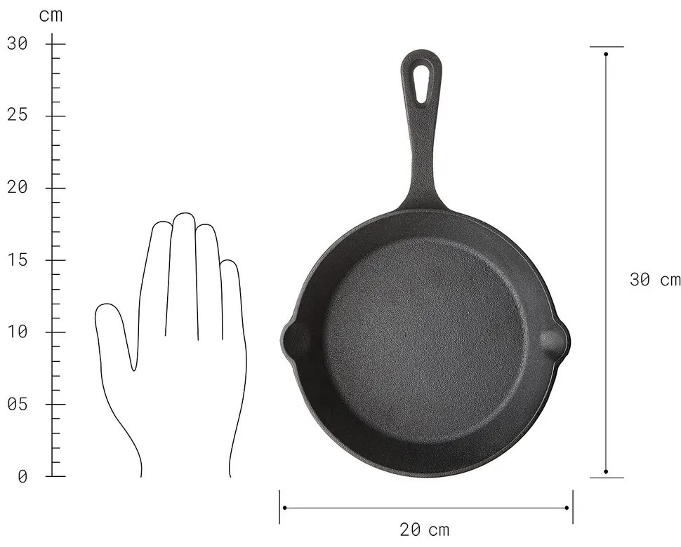 SHAKSHUKA Panvica na šakšuku 20 cm