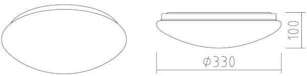 APLED - LED Kúpelňové  svietidlo so senzorom LENS LED/16W/230V IP44 2700-6500K