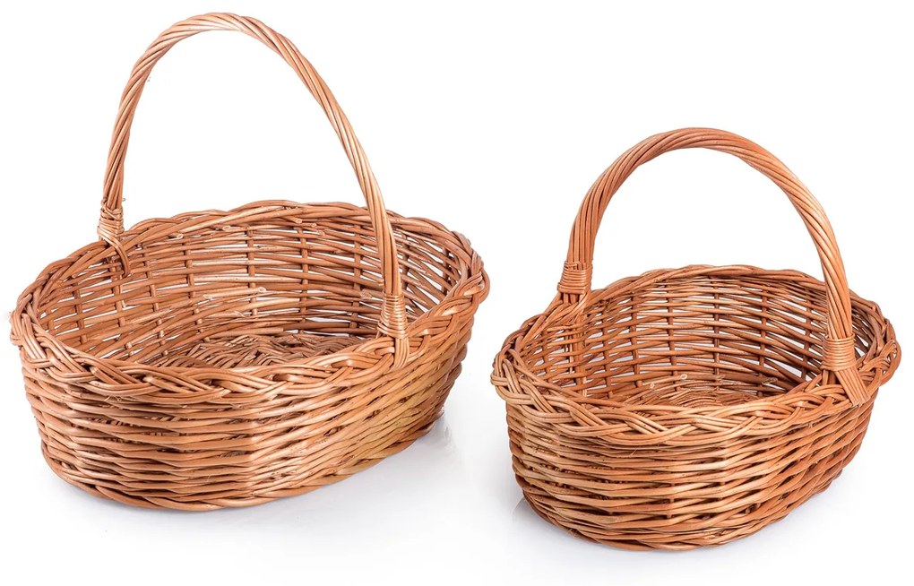 Darčekový kôš prútený Prezent III.š. 34 x hl. 24 x v. 11/30(cm)