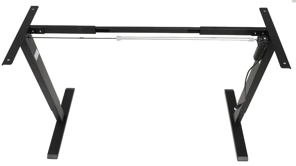 Výškovo nastaviteľná podnož stola BestBerg BBAT-FB / výška 85-130 cm / čierna