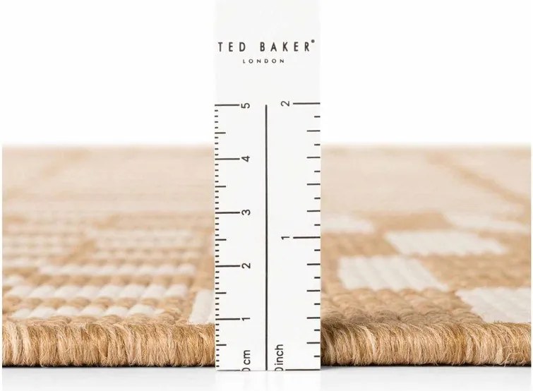 Krémovobiely/v prírodnej farbe vnútorný a vonkajší koberec 200x300 cm Haringey Barkham – Ted Baker